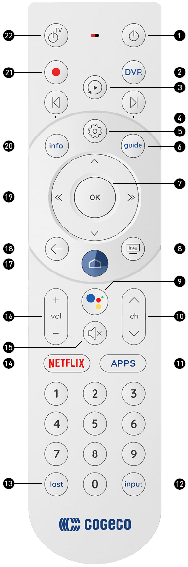 Remote control buttons 2 press play, rewind, fast forward, record, pause or  mute | Poster